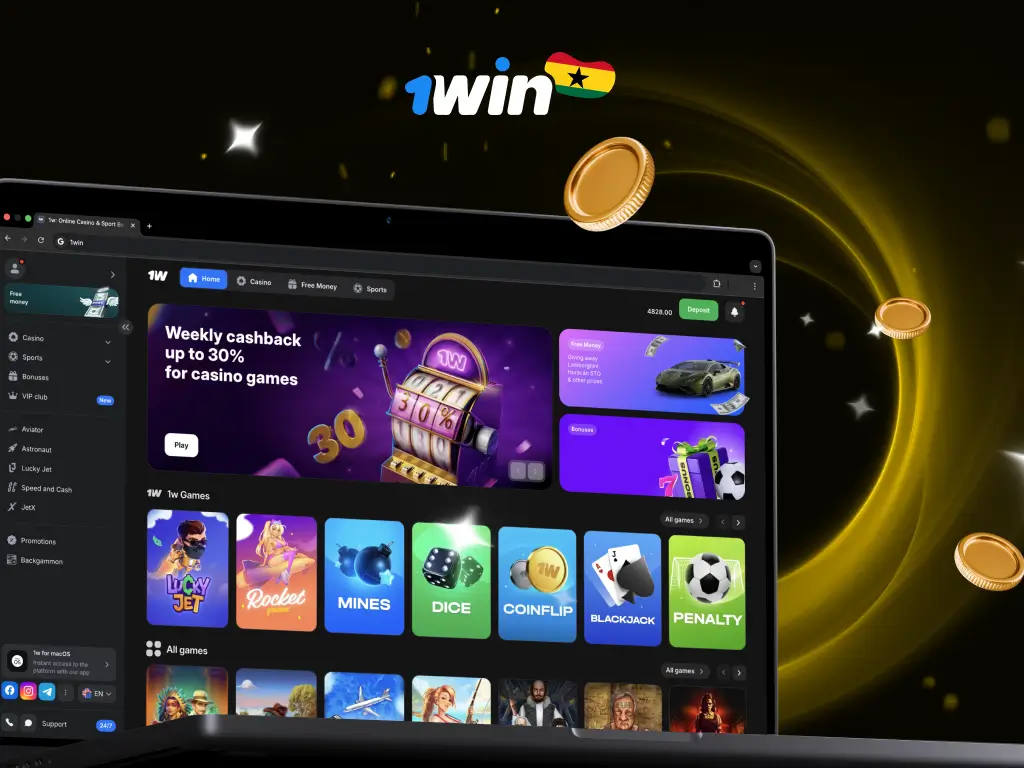 1Win Ghana: Top Sports Betting & Casino Games 2025 - Official Site